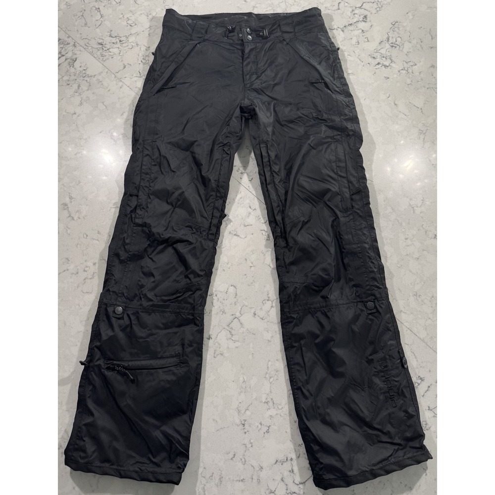 Liquid Venture 5000 Snow Pants Mens M Black Insulated Waterproof Snowboard Ski